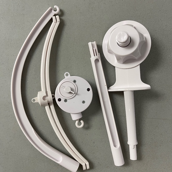 Baby Crib Pink Bird Mobile, Nursery Mobile for Crib with Music Wind Up Spinner - Picture 9 of 10